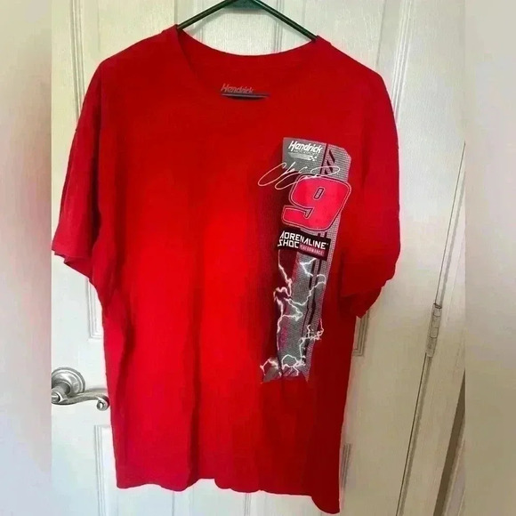 Chase Elliot #9 Ashoc Men’s XL. Red. T-Shirt NASCAR. - Picture 1 of 4